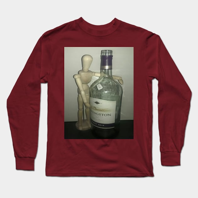 Quin Meets Booze... Long Sleeve T-Shirt by 